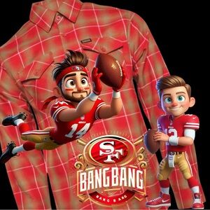 DIXXON Flannel Small Bang Bang San Francisco 49ers Tribute Brand New Sealed Bag